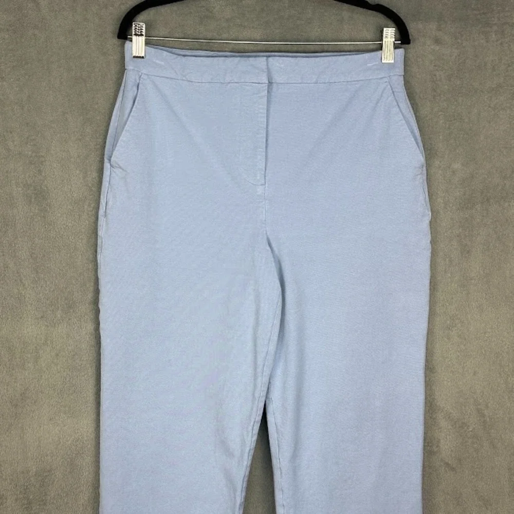Boden Pants Womens 10R Blue Bi-stretch Tapered Ankle Trouser Stretch Career